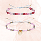 PULSERAS DUO CORAZON ROSÉ - Miniatura 1