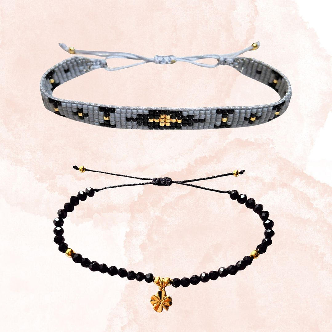 PULSERAS DUO ELEGANCIA Y SUERTE 1