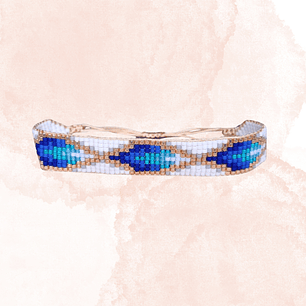 PULSERA LLAMAS AZULES