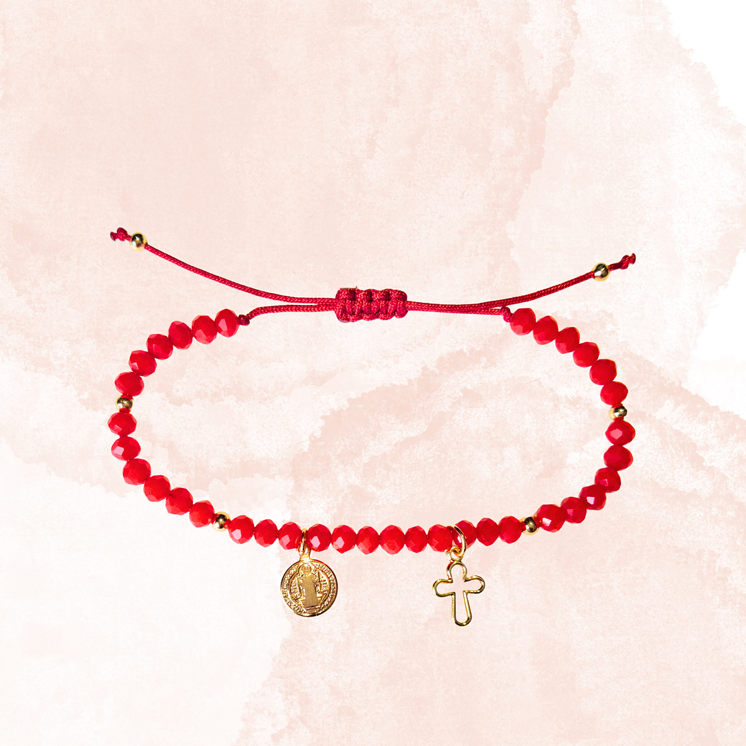 PULSERA SAN BENITO Y CRUZ 1