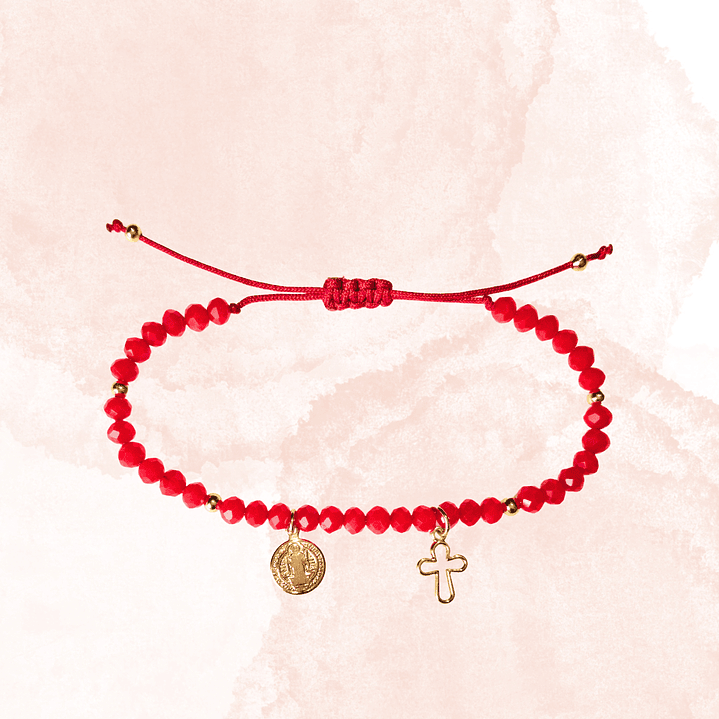 PULSERA SAN BENITO Y CRUZ 1