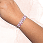 PULSERA LEOPARDO BLANCO Y ROSA - Miniatura 2