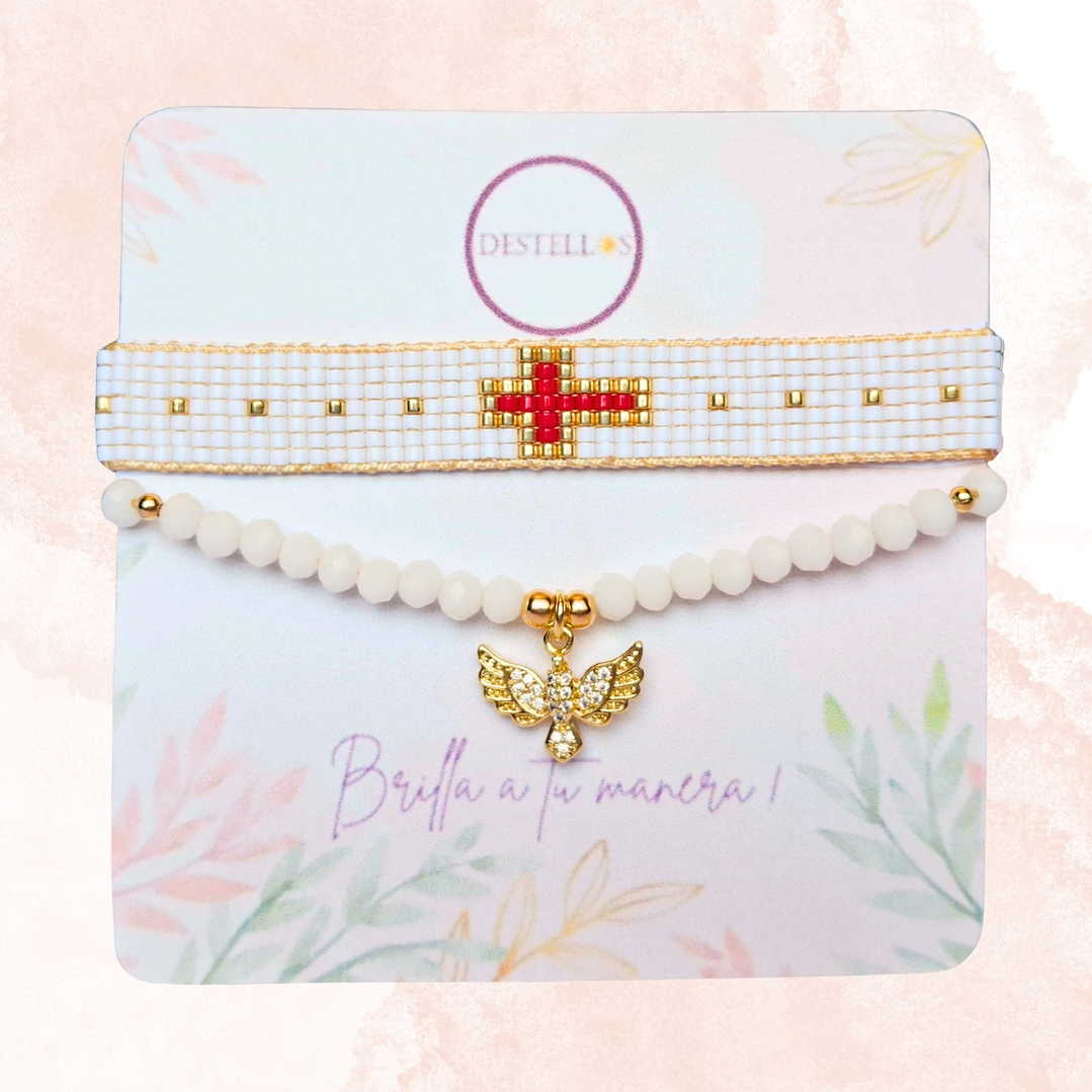 PULSERAS DUO   FE Y ESPIRITU SANTO  3