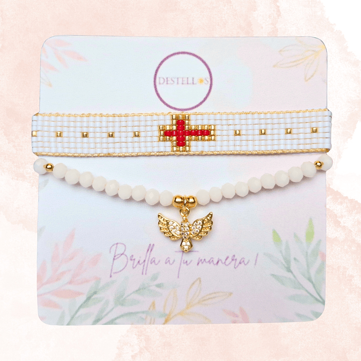 PULSERAS DUO   FE Y ESPIRITU SANTO  3