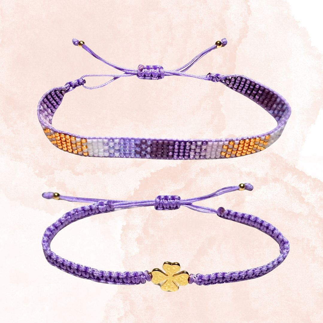 Pulseras  FORTUNA VIOLETA 1