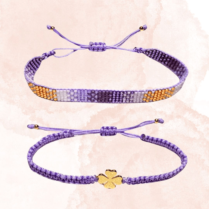 Pulseras  FORTUNA VIOLETA 1