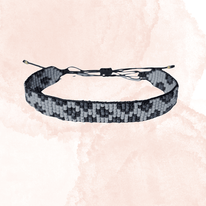 PULSERA LEOPARDO GRIS 1