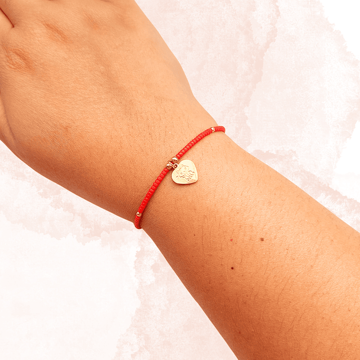 PULSERA CORAZON  GATITO 1