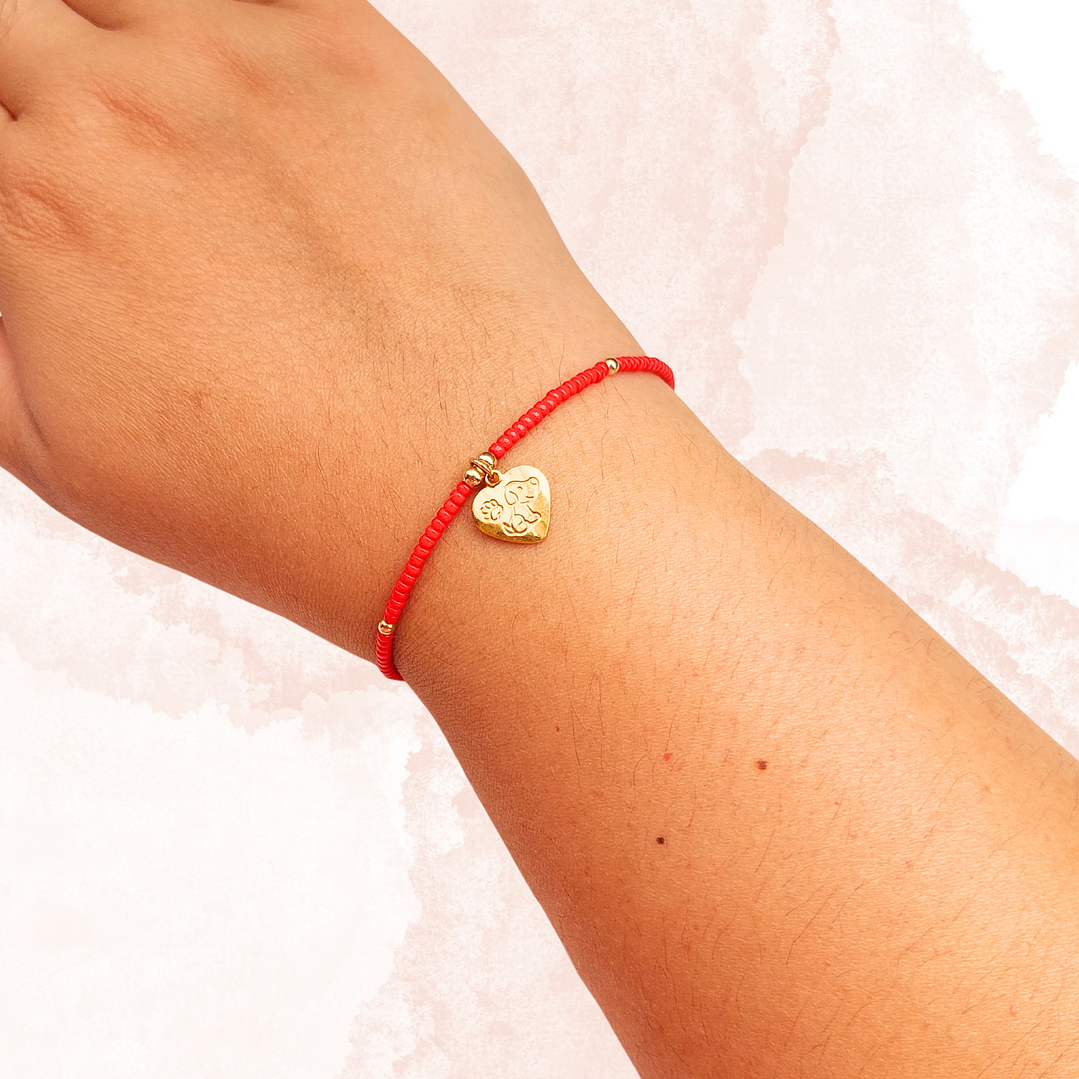 PULSERA CORAZON PERRITO 1