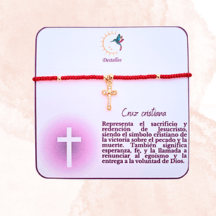 PULSERA CRUZ CRISTIANA