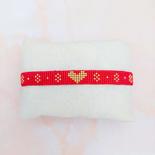 Pulsera Corazón de oro