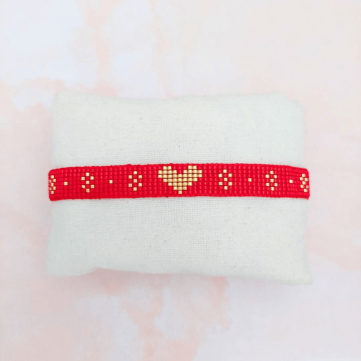 Pulsera Corazón de oro 3