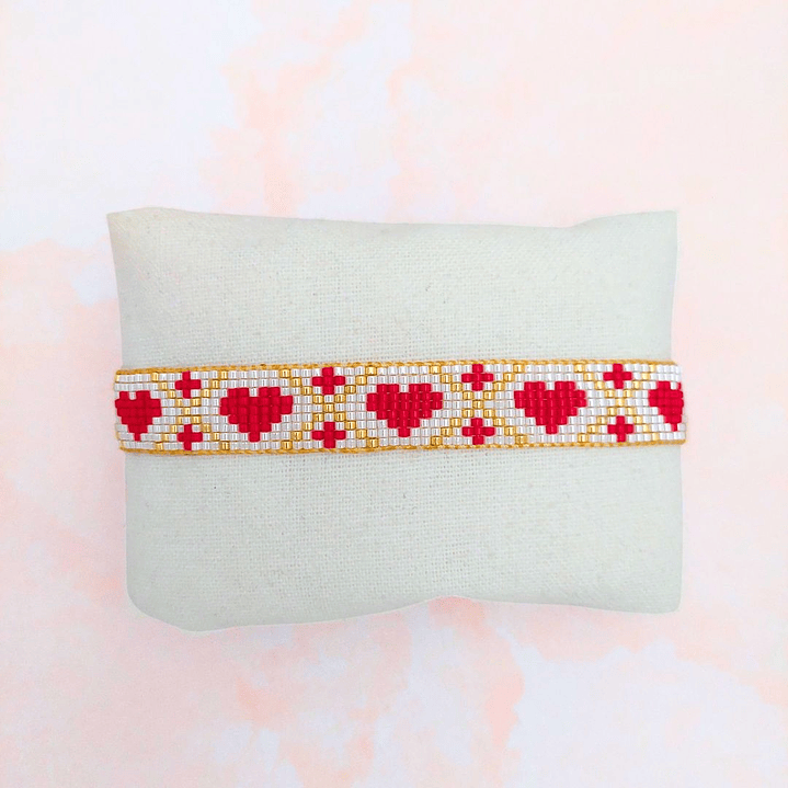 Pulsera Amor en rombos 1