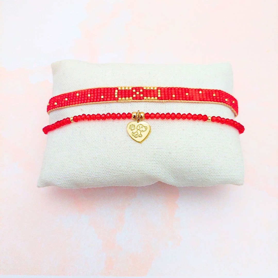 PULSERAS DUO INFINITO DOG LOVER 1