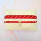 Pulseras dúo Amor Carmesí - Miniatura 1