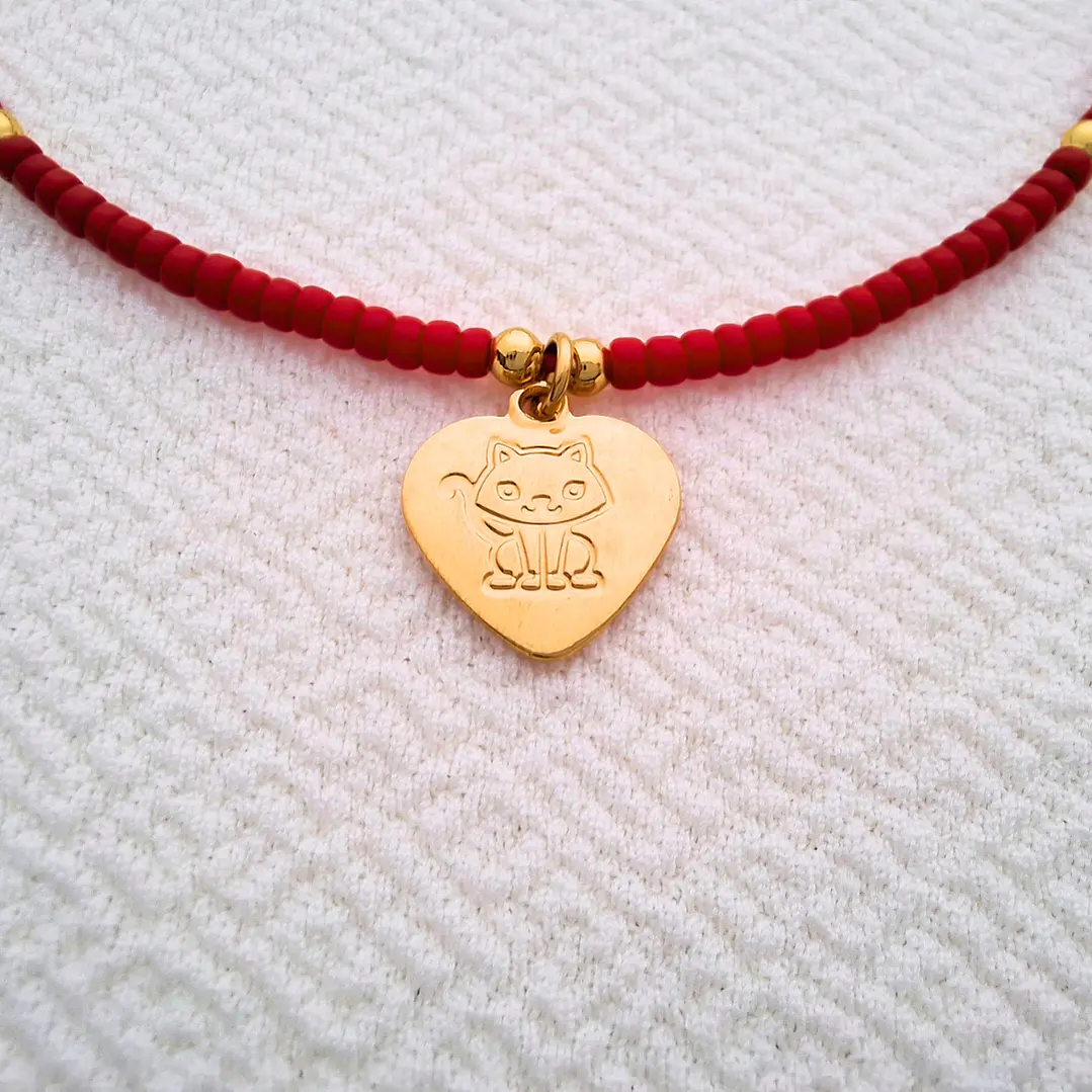 Pulsera Gatito en mi Corazón 1