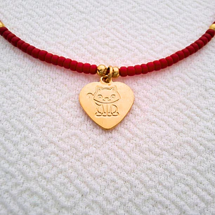 Pulsera Gatito en mi Corazón