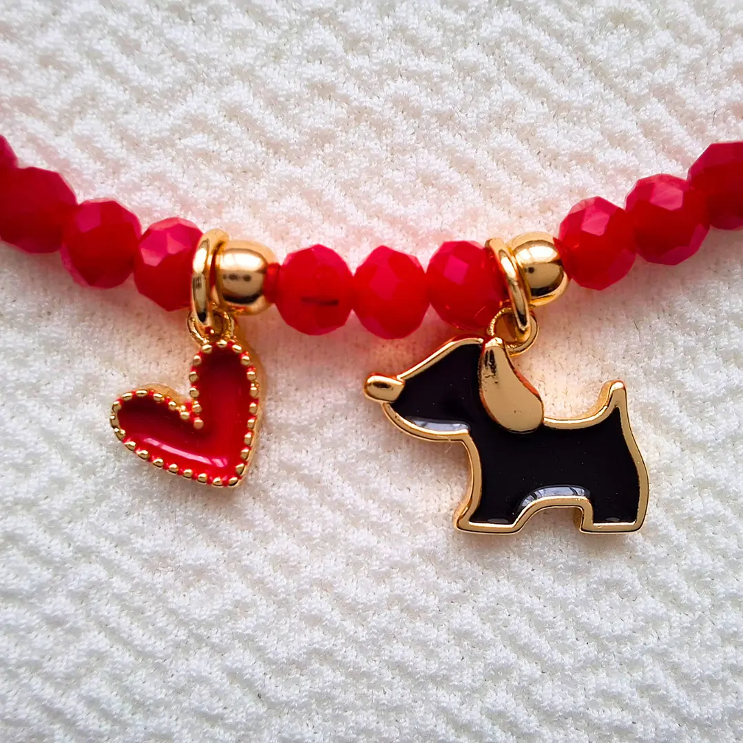 Pulsera Dog Lover (negro) 1