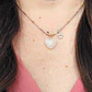 Collar piedra Cuarzo Rosa        