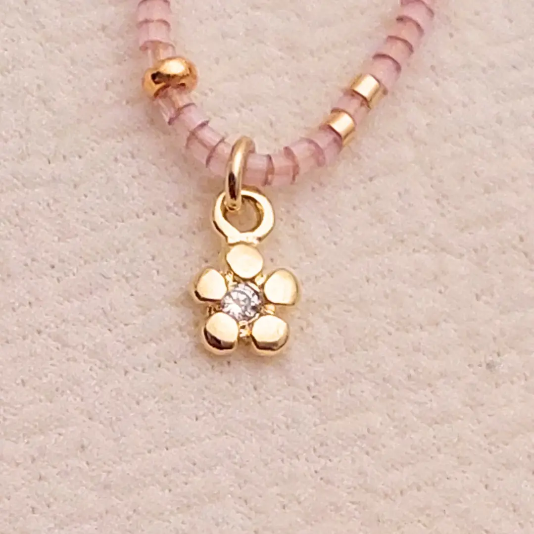 Collar piedra Rodonita   