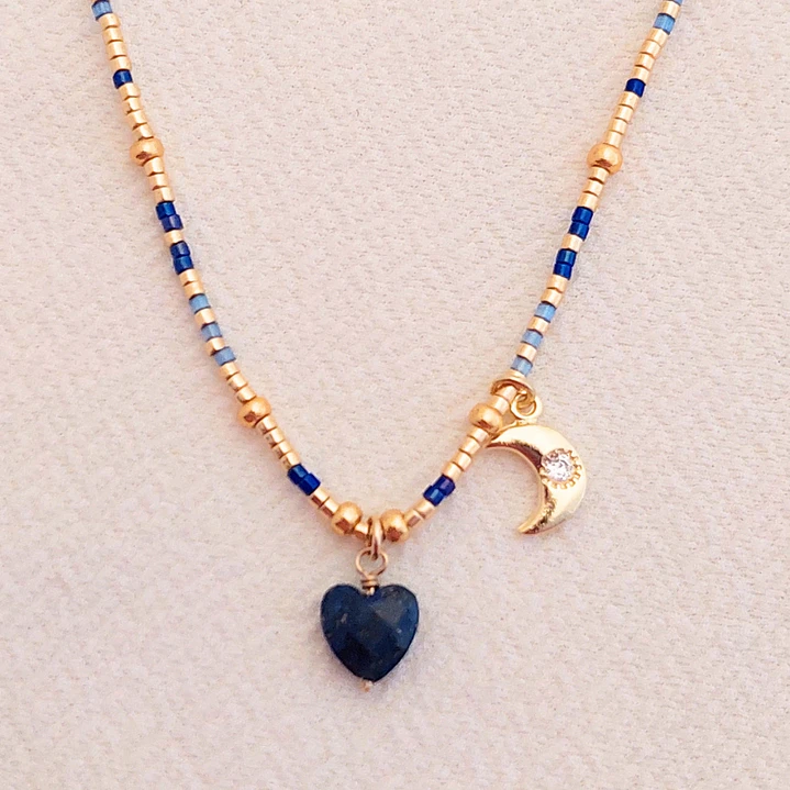 Collar piedra Lapislázuli  