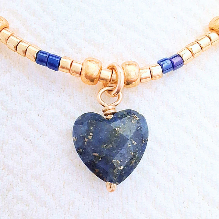 Collar piedra Lapislázuli  