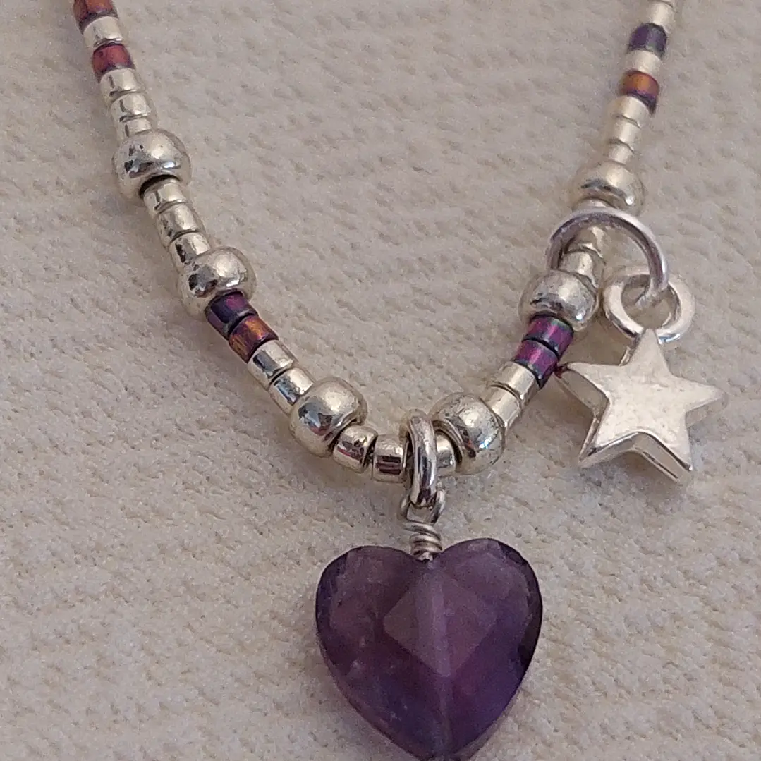 Collar piedra Amatista  