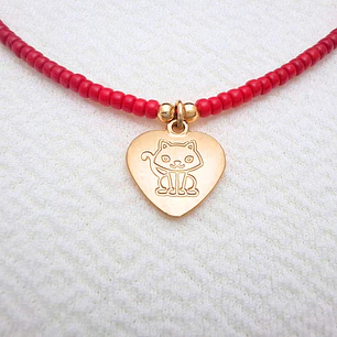 Pulsera Gatito en mi Corazón