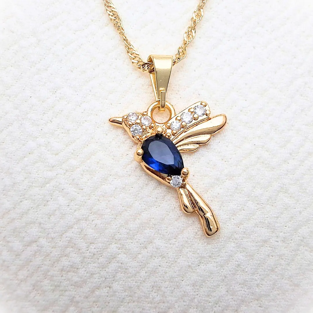 Collar Colibri Azul 1