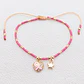 Pulsera Corazon con Listón Rosa y Estrella - Miniatura 2