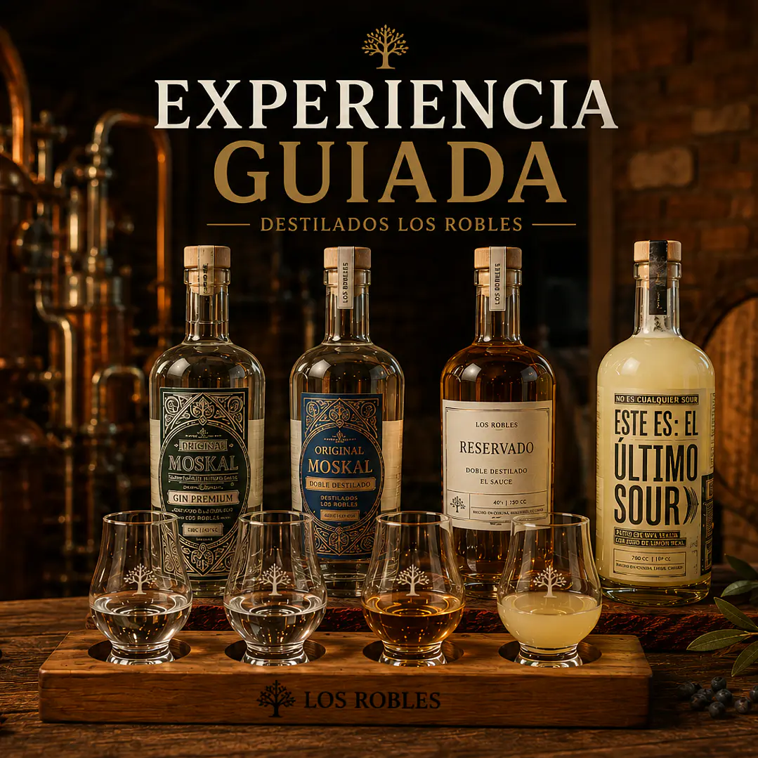 Experiencia guiada Destilados Los Robles (4 personas) 1