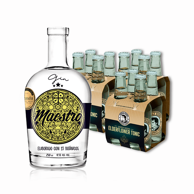1 GIN MAESTRO + 3 MIXER 4pack TH