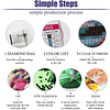 Kits De Pintura De Diamante 5d Diseño Vitral 30 X 40 Cms