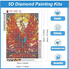 Kits De Pintura De Diamante 5d Diseño Aguila 30 X 40 Cms