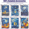 Kits De Pintura De Diamante 5d Ciudades 6 Unidades 30x40cms