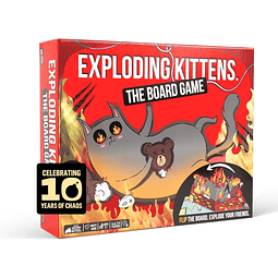 Exploding Kittens: The Board Game edicion aniversario