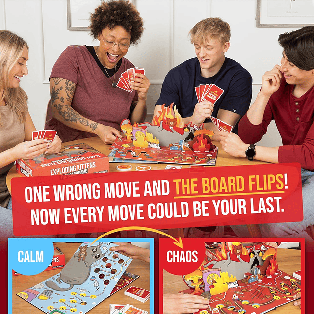 Exploding Kittens: The Board Game edicion aniversario