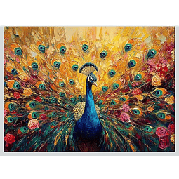 Kits De Pintura De Diamante 5d Diseño Avestruz 30x40 Cms