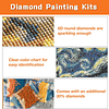 Kits De Pintura De Diamante 5d Diseño Arrollo 30 X 40 Cms