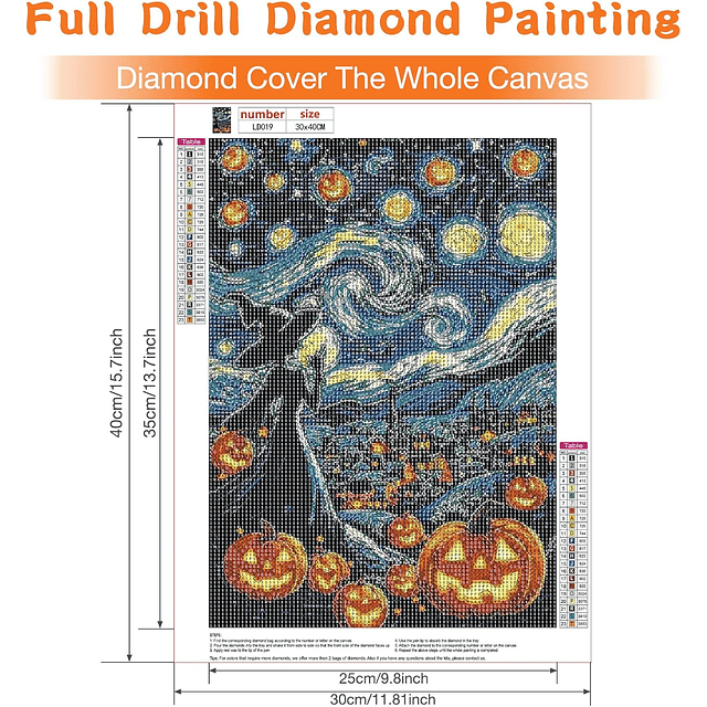 Kits De Pintura De Diamante 5d Diseño Arrollo 30 X 40 Cms