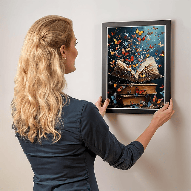 Kits De Pintura De Diamante 5d Diseño Hojas 30x40 Cms