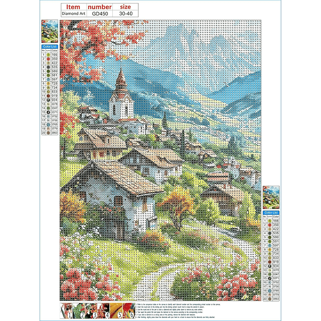 Kits De Pintura De Diamante 5d Selva X 40 Cms