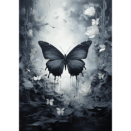Kits De Pintura De Diamante 5d Diseño Mariposa 30x40 Cms