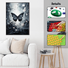 Kits De Pintura De Diamante 5d Diseño Mariposa 30x40 Cms
