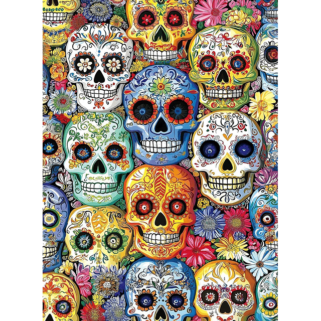 Kits De Pintura De Diamante 5d Diseño Vitral 30 X 40 Cms