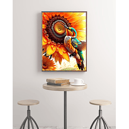 Kits De Pintura De Diamante 5d Diseño Pajaros 30*40cms