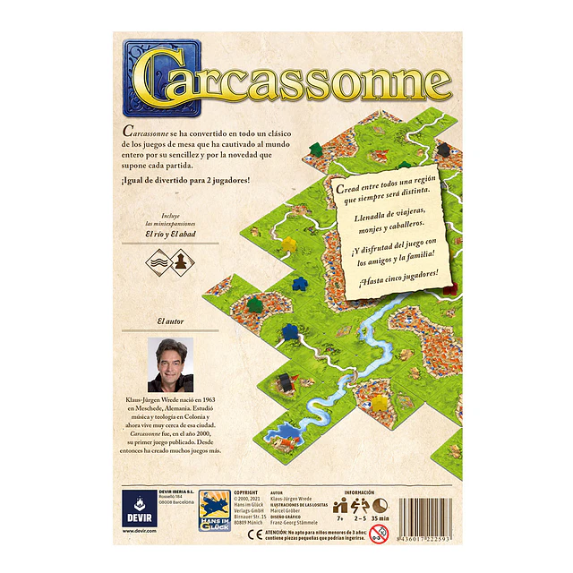 Carcassonne 100% original nuevo versión en español