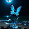 Kits De Pintura De Diamante 5d Diseño Mariposas 30x40 Cms