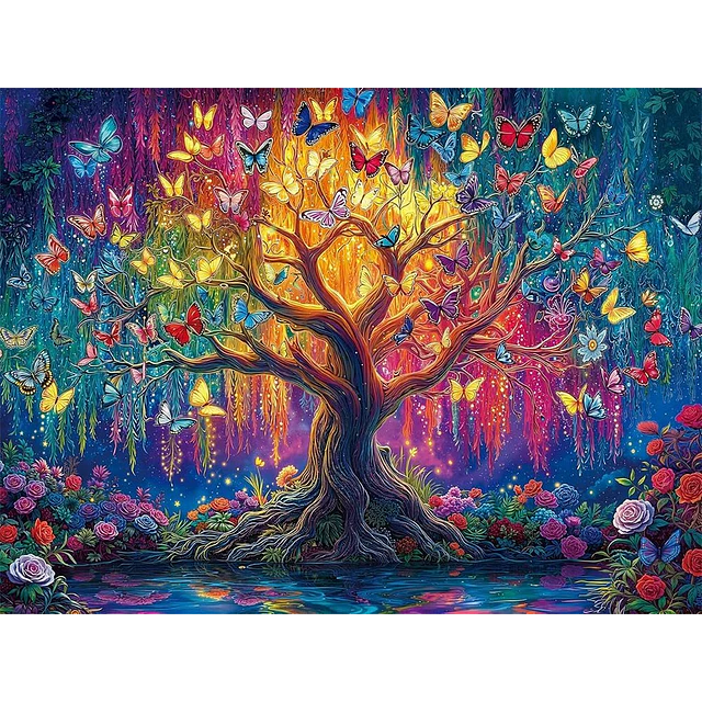 Kit De Pintura De Diamante 5d Diamond Painting Arbol
