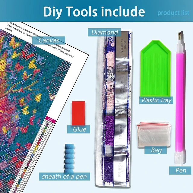 Kit De Pintura De Diamante 5d Diamond Painting Arbol